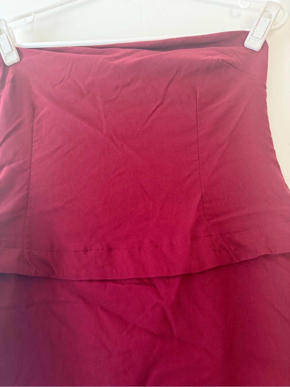 Princess Polly Strapless Mini Dress in Wine - Picture 4 of 8
